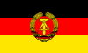 National Flag of the German Democratic Republic (GDR - East Germany, DDR - Deutsche Demokratisches Republik)