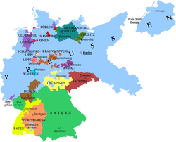 Map of Weimar Republic