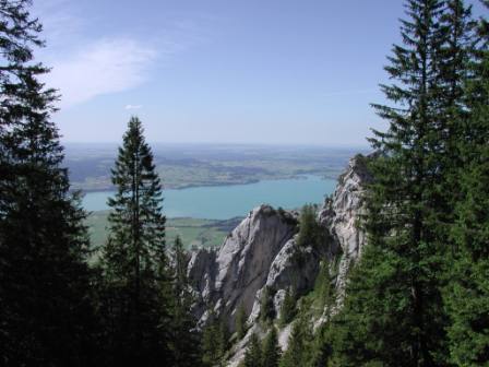 Forggen Lake from Tegelberg