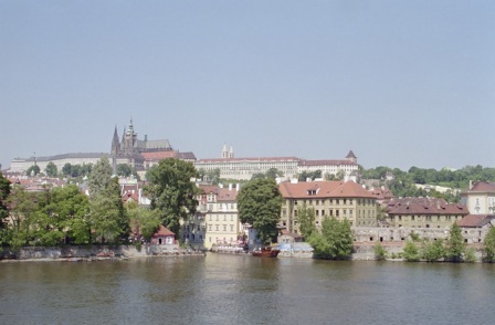 A view from the Charles Bridge